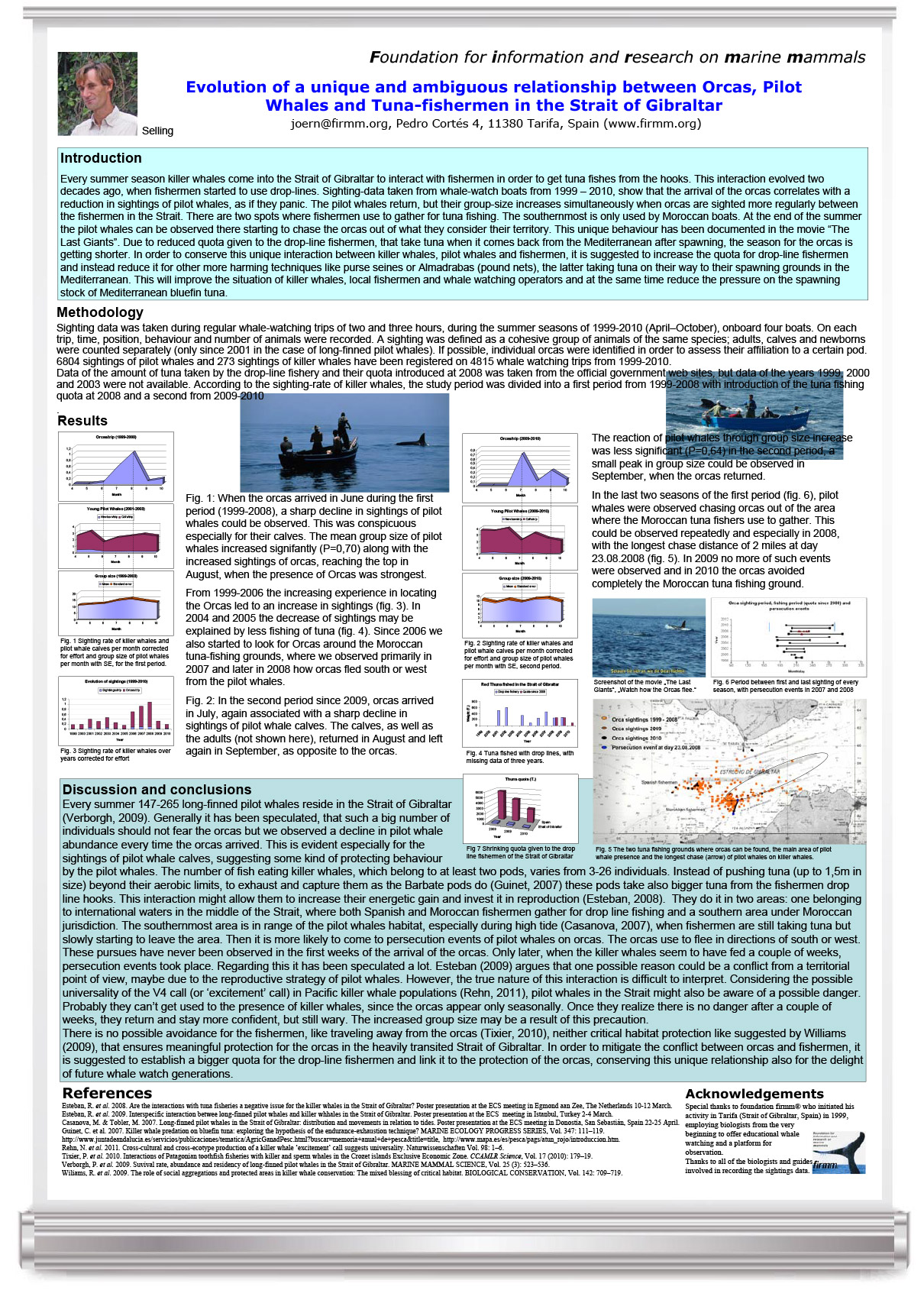 Evolution of a unique and ambiguous relationship between Orcas, Pilot Whales and Tuna-fishermen in the Strait of Gibraltar