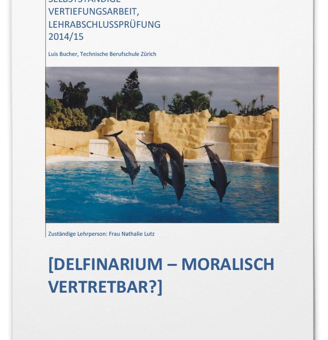 Delfinarium – moralisch vertretbar?